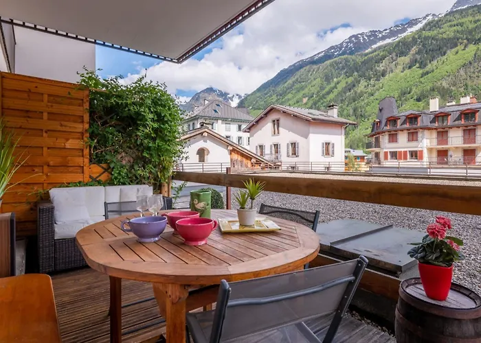 Apartment In The Center Of With Views Of Mont Blanc